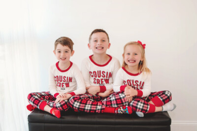 Children at Christmas time