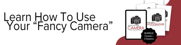 a digital course teaching how to use your DSLR camera.