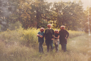 Pumpkin Head photoshoot at Styer's Orchard in Langhorne, PA