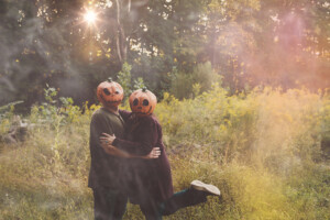 Pumpkin Head photoshoot at Styer's Orchard in Langhorne, PA