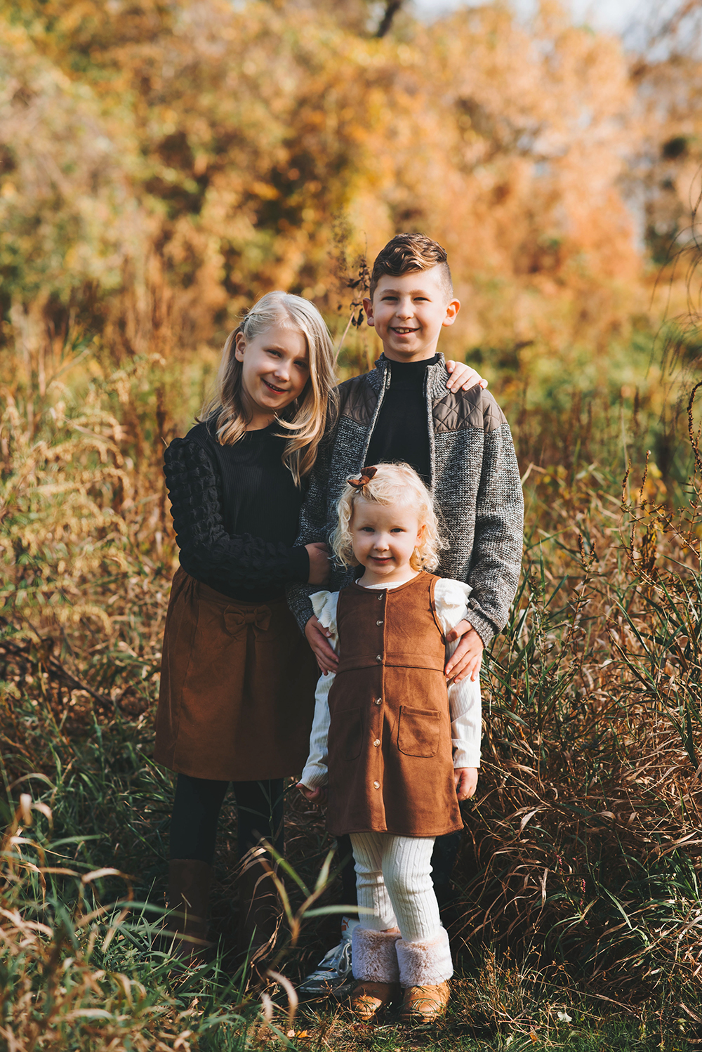 Bucks County family photography session during fall