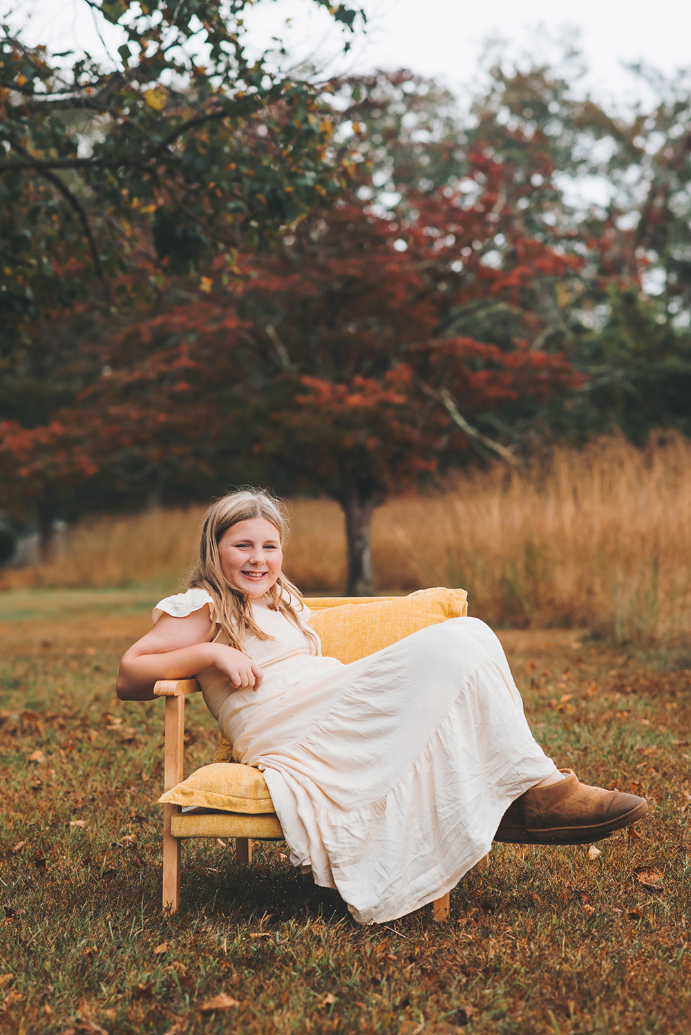 Bucks County family photography session during fall