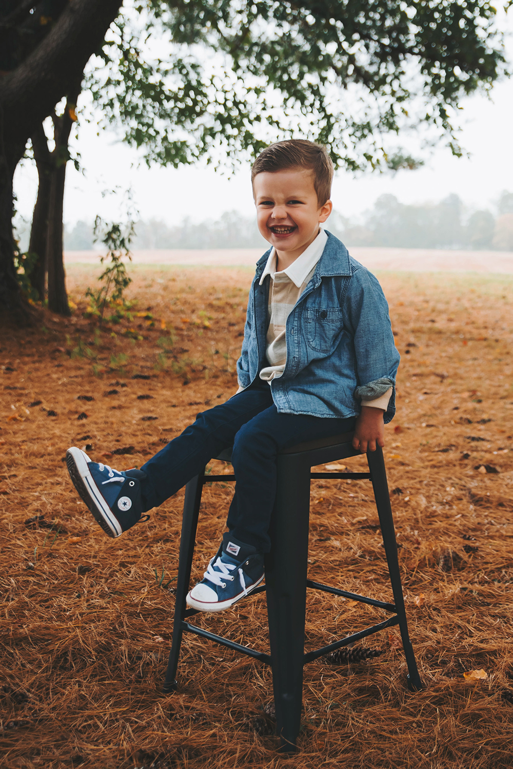 Bucks County family photography session during fall
