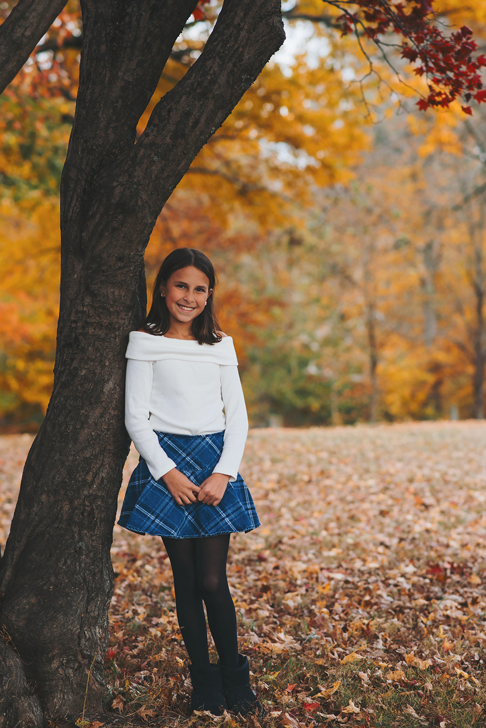 Bucks County family photography session during fall