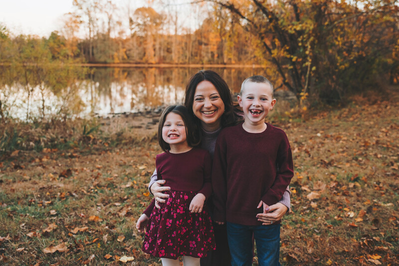Bucks County family photography session during fall