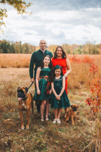 Bucks County family photography session during fall