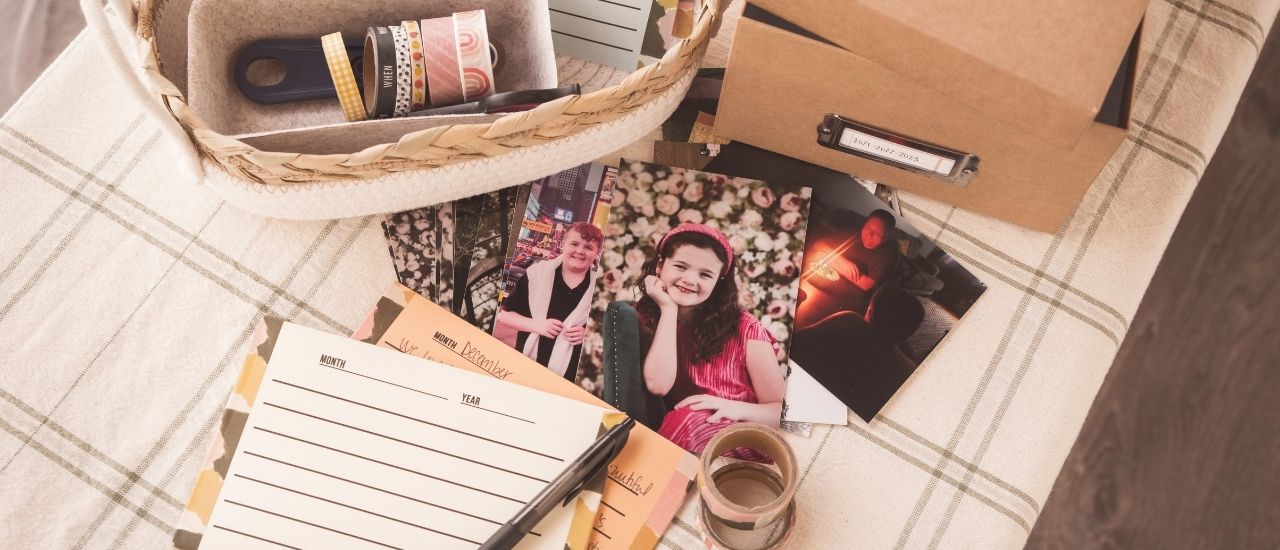 Family Photo Box supplies