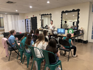 Girl Scout digital photography badge at Blank Space Community Center