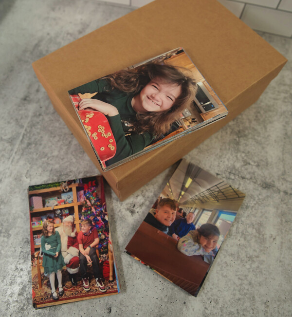 4x6 prints and the family photo box