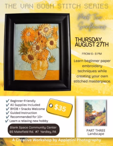Photo Embroidery Class presented by Tiffany Wichert