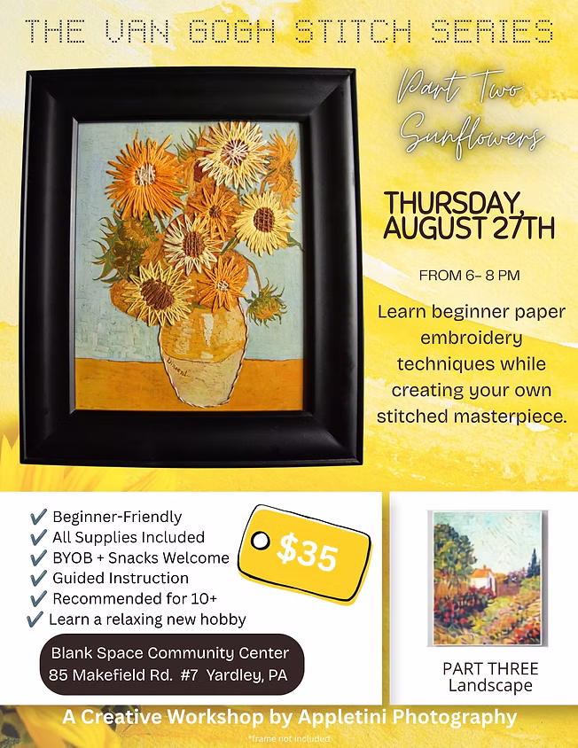 Photo Embroidery Class presented by Tiffany Wichert